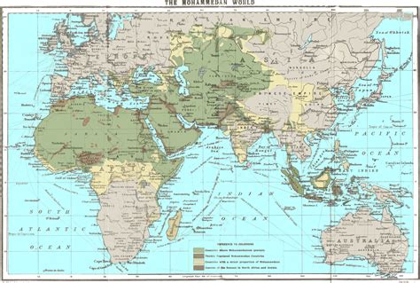 Islamic World Map 1500 | Beautiful View