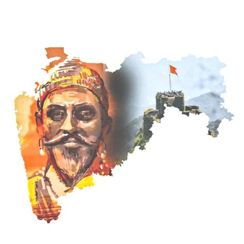 Chhatrapati Shivaji Maharaj in Maharashtra Map png image - FreePngWorld.com