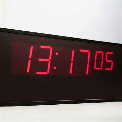 TS5261 - Wireless, Wall LED Clock for schools and commercial time display uses