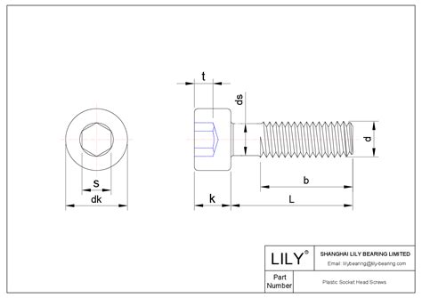 98885A113 | Plastic Socket Head Screws | Lily Bearing