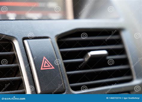 Emergency Stop Button in Car. Warning of the Danger and Stop Stock Photo - Image of design, sign ...