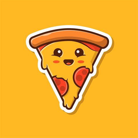 Cute Pizza Sticker Waterproof For Laptops Cars Water Bottles | Etsy | Dibujo de pizza, Pegatinas ...