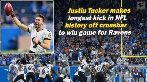 Justin Tucker makes longest kick in NFL history off crossbar to win ...