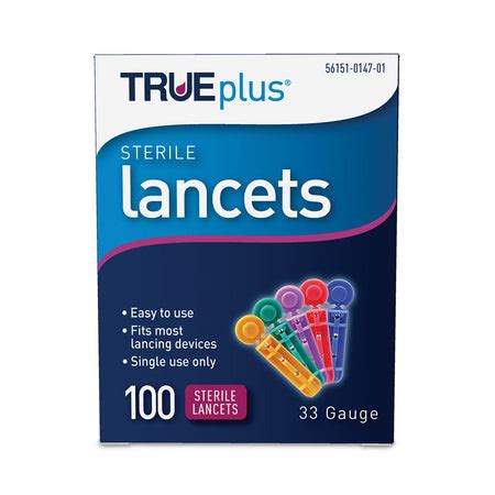 TRUEplus® Sterile Lancets for Diabetes Testing – TD Health Store