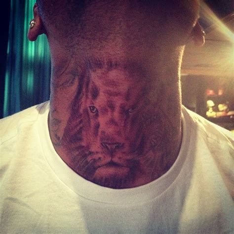 Hot Shots: Chris Brown Unveils Another Neck Tattoo - That Grape Juice