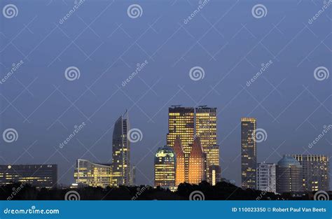 Skyline of the Hague editorial image. Image of haag - 110023350