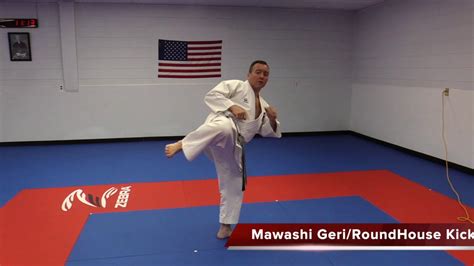 Karate Beginner Basic Mawashi Geri - YouTube