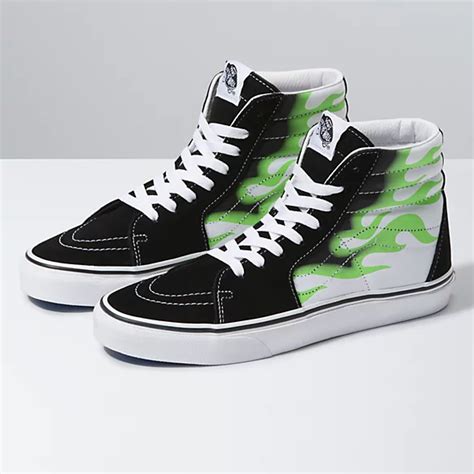 Flame Sk8-Hi | Shop Classic Shoes At Vans in 2020 | Vans shoes fashion, Personalized shoes, Hype ...