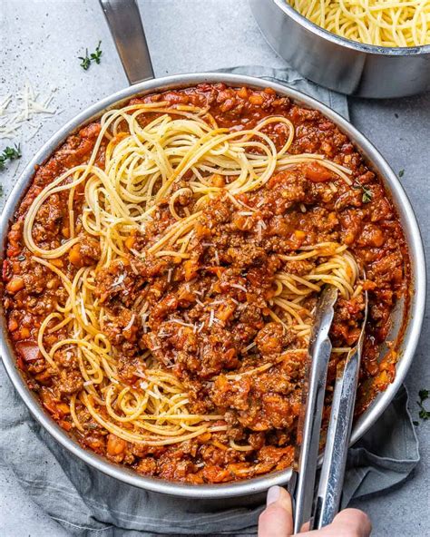 The BEST Beef Bolognese Sauce Recipe | Healthy Fitness Meals