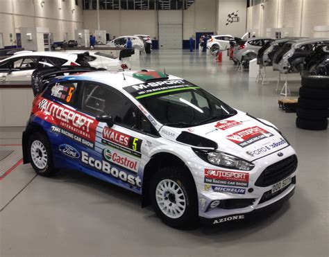 Ford demonstrates the special Fiesta RS WRC vehicle