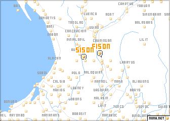 Sison (Philippines) map - nona.net