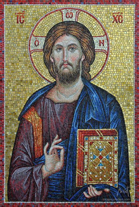 Mosaic Christ Pantocrator | MOSAIC OF EDEN