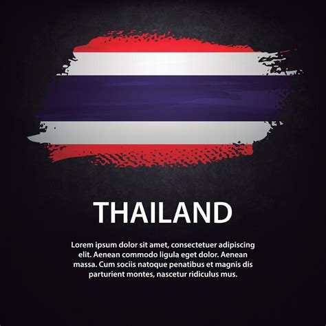 Thailand flag brush 2977067 Vector Art at Vecteezy