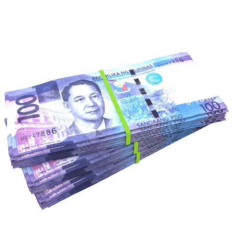 100 Philippine Peso Stack Pile, 100 Philippine Peso, Philippine Peso, 100 Philippine Peso Stack ...