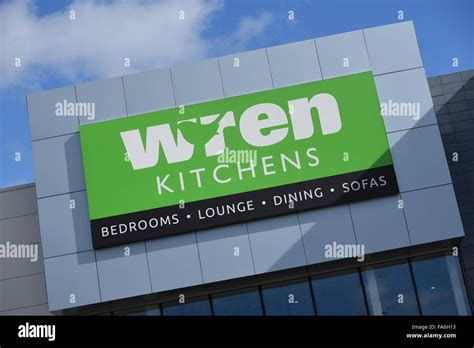 Wren kitchens logo hi-res stock photography and images - Alamy