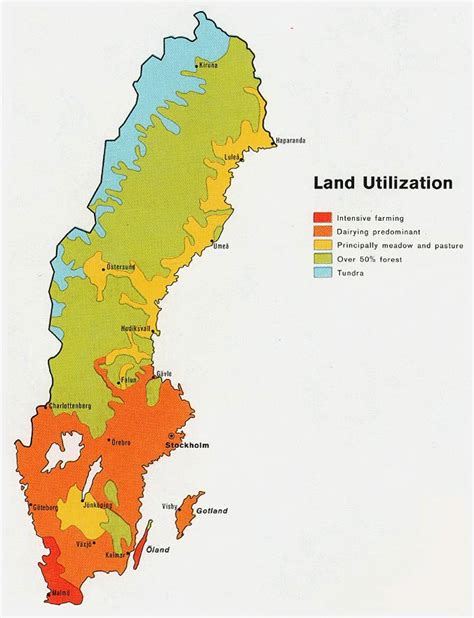 Sweden Geography Map | Sweden Map | Geography | Physical | Political | City