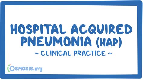 Hospital-acquired and ventilator-associated pneumonia: Video & Meaning ...