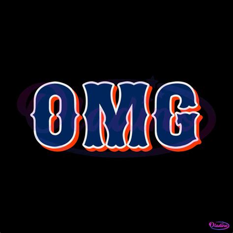 New York Mets OMG Baseball SVG