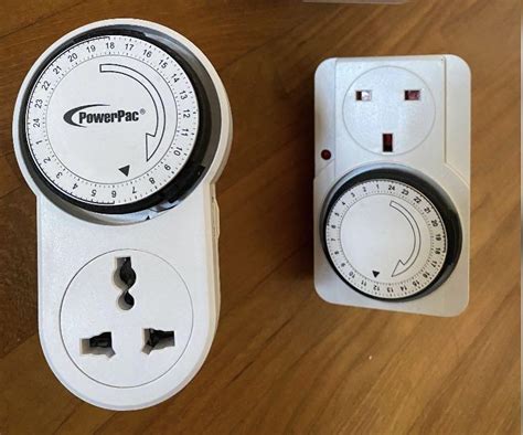 Analog wall socket plug timer, TV & Home Appliances, Electrical ...