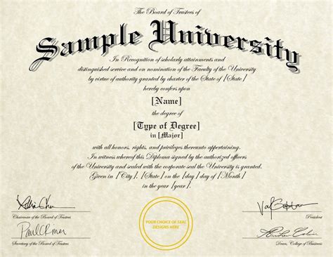 Fake College Diploma Templates & Designs