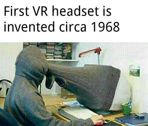 First VR headset is invented Circa 1968 : r/fakehistoryporn