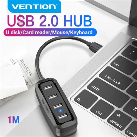 Vention USB 2.0 Port HUB Extension Splitter for Laptop PC Computer High ...