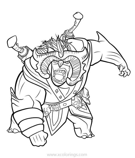 Trollhunters Troll Bular Coloring Pages - XColorings.com