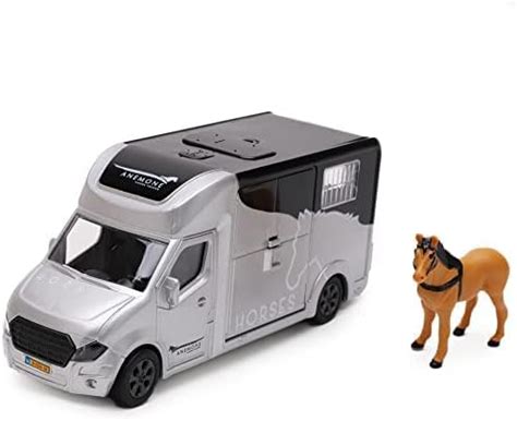 Toyland® Die Cast Horse Box Trailer With Light & Sound Effects – Horse ...