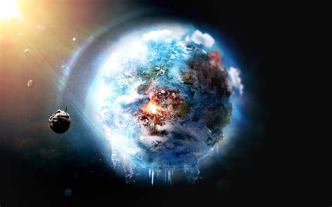 Earth, Futuristic, Digital Art, Space Wallpapers HD / Desktop and Mobile Backgrounds