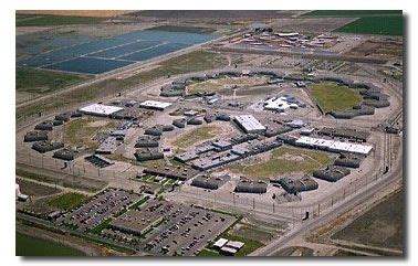 Aerial view of California State Prison, Corcoran. | Prison, California state, California