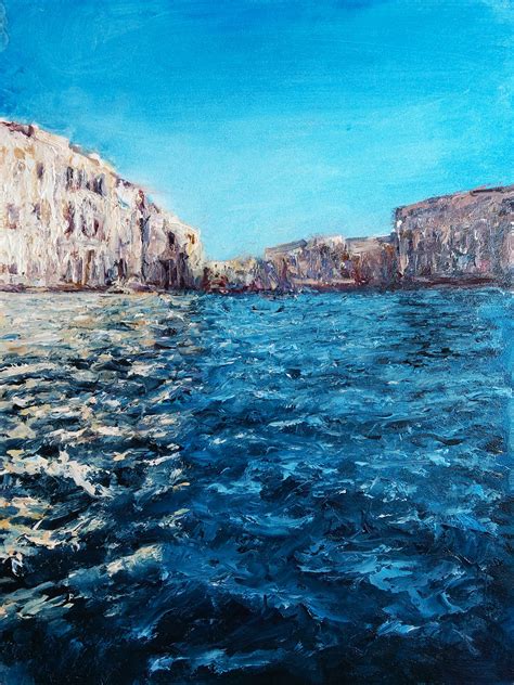 Sea Rocks. Oil On Canvas Cardboard. Original Painting. | Etsy