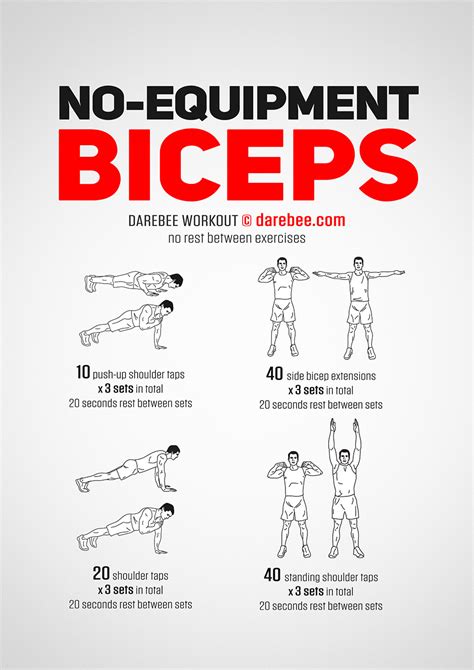 No-Equipment Biceps Workout