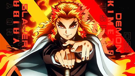 Demon Slayer Red Eyes Kyojuro Rengoku HD Anime Wallpapers | HD Wallpapers | ID #41000