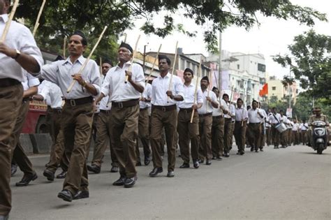 PHOTOS: RSS workers don new uniform on foundation day - Rediff.com ...