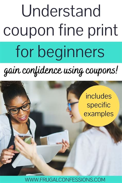 Coupon Fine Print Explanations (Plus Coupon Fine Print Examples)