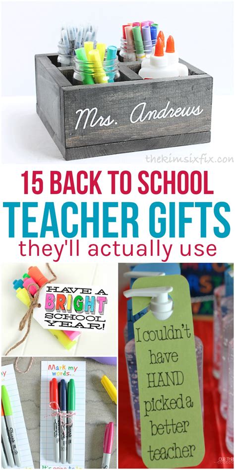 15 Back to School Teacher Gifts They'll Actually Use