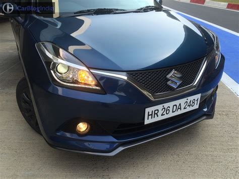 maruti baleno rs test drive review images front bumper - CarBlogIndia