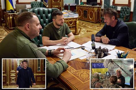 Sean Penn visits Ukraine's Zelensky to talk war documentary