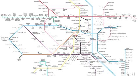 Latest Delhi Metro map pdf 2023, routes, fares, Delhi metro train timings, latest updates on ...