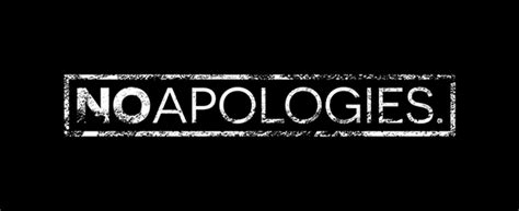 No Apologies Logo Design on Behance