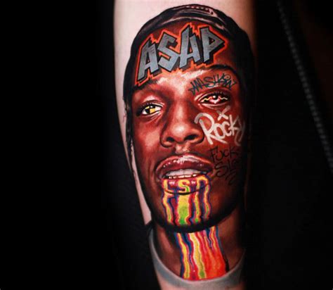 ASAP Rocky tattoo by Mashkow Tattoo | Photo 30953