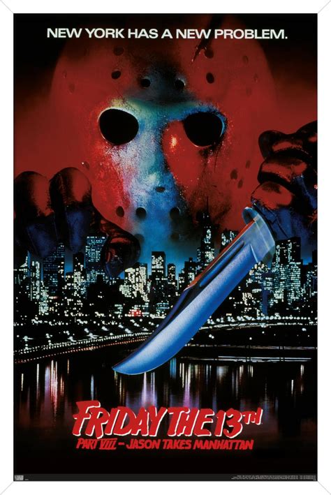 Friday The 13th Part ViII: Jason Takes Manhattan - One Sheet Wall ...