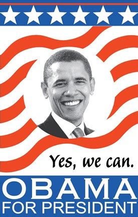 Barack Obama - (Obama for President) Campaign Poster Wall Poster by ...