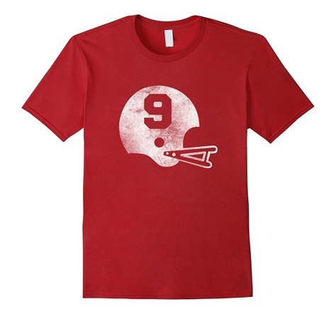 Vintage Football Jersey Number 9 T-Shirt Player Number-Art – Artvinatee