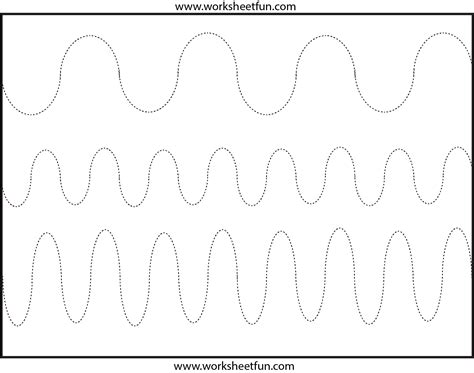 Tracing Curved Lines Worksheets Preschool – AlphabetWorksheetsFree.com