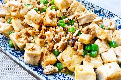 Stir Fried Tofu with Minced Pork | Asian Inspirations