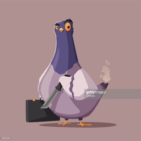 Thug life bandit pigeon criminal character cartoon vector – Artofit