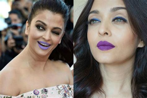 Cannes 2017: Aishwarya Rai Bachchan wears purple lipstick again but ...