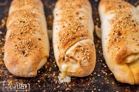 Monster Stromboli Italian Rolls Recipe | Tastes of Lizzy T