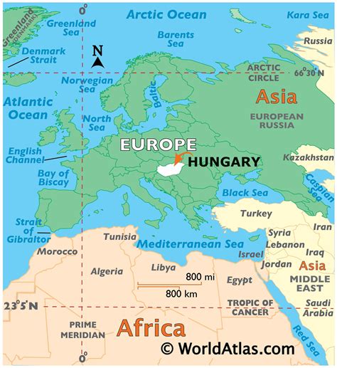 Hungary Map / Geography of Hungary / Map of Hungary - Worldatlas.com